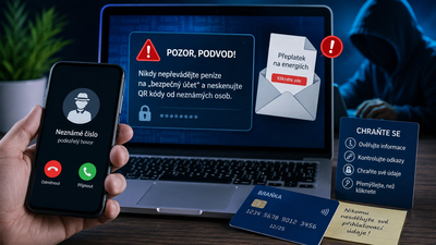 Chytrý klik a chladná hlava. Policie radí, jak se nestát obětí internetových podvodníků