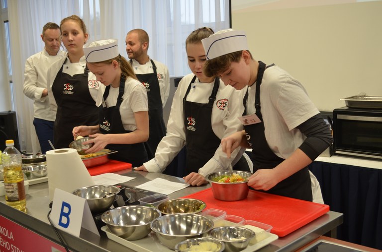 Čokoládové vařečce vévodily zdravé pokrmy 