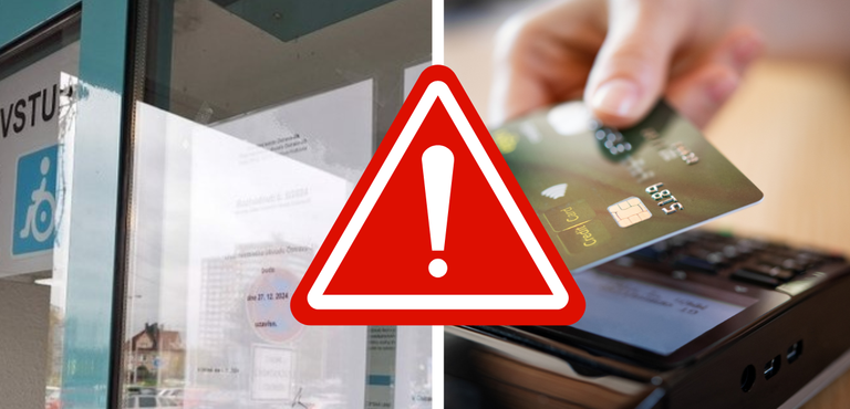 Upozornění na omezení plateb kartou a uzavření úřadu obvodu Ostrava-Jih  