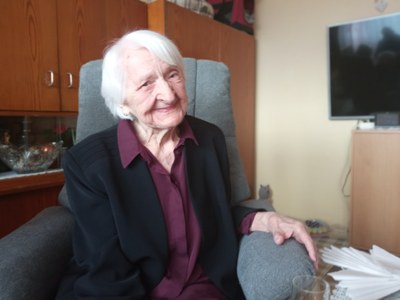 Další žena z Ostravy-Jihu oslavila sto let. Jmenuje se Ludmila Robenková a žije v Hrabůvce