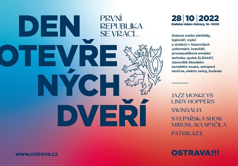 Den otevřených dveří statutárního města Ostravy nabídne bohatý program