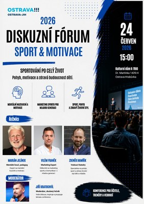 Diskusní fórum Sport & motivace nabídne inspiraci pro pedagogy, trenéry i odbornou veřejnost