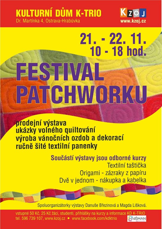 Festival patchworku v K-TRIU
