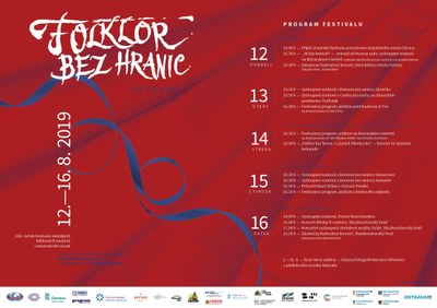 Folklor bez hranic ve dnech 12. až 16. srpna roztančí Ostravu