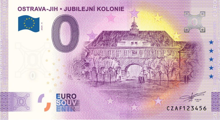 Jubilejní kolonie má svou vlastní sběratelskou bankovku