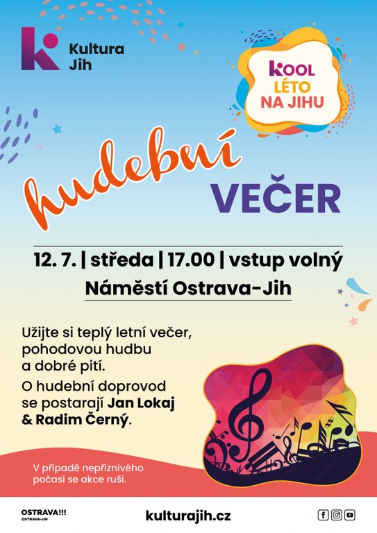 Kool léto na Jihu nabízí bohatý program