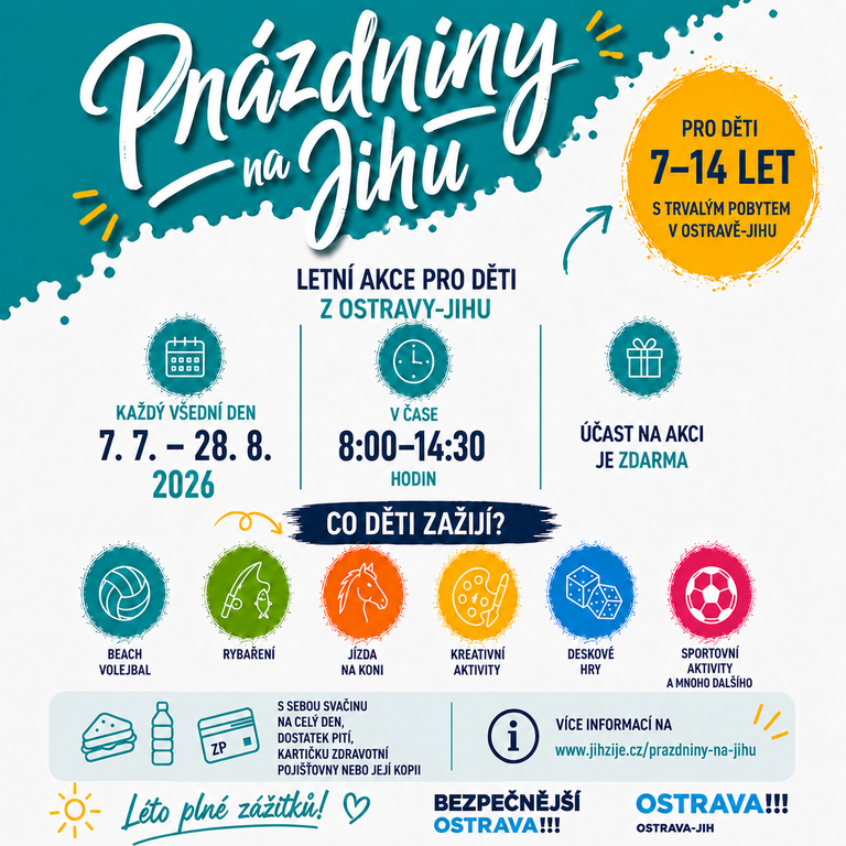 Letošní Prázdniny na Jihu nabídnou 39 dnů plných zážitků zdarma