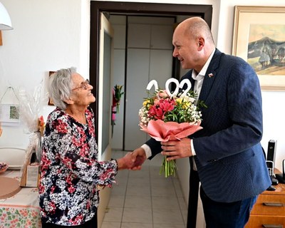 Marie Vlačušková oslavila 102 let 