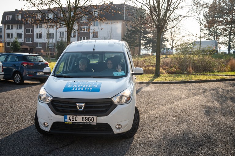 Mikulášská nadílka klientům Senior taxi Ostravy-Jihu