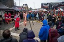 Masopust na náměstí Ostrava-Jih, 11. února 2024. Foto: Martin Grobe