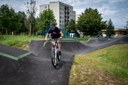 Pumptrackové hřiště v Bělském lese, červenec 2024