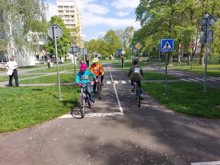 Okresní kolo dopravní soutěže mladých cyklistů
