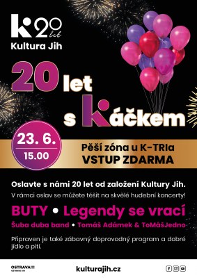 Oslavte s námi 20 let od založení p. o. Kulturní zařízení Ostrava-Jih