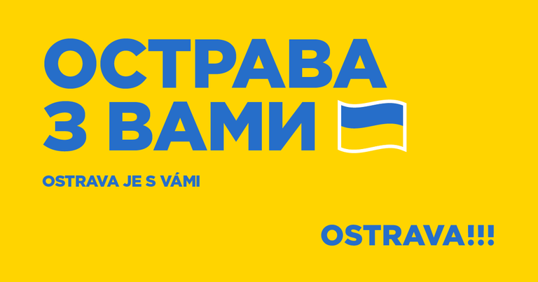 Ostrava zřizuje sběrné místo pro shromáždění materiální pomoci Ukrajině