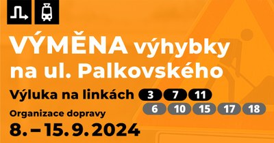 Oznámení DPO: Tramvajová výluka se dotkne i linek v Ostravě-Jihu. Zastávka Palkovského bude mimo provoz