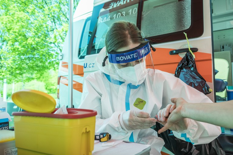 Plošné testování na koronavirus v moravskoslezském kraji