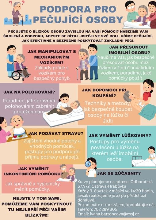 Podpora pro pečující osoby na Jihu