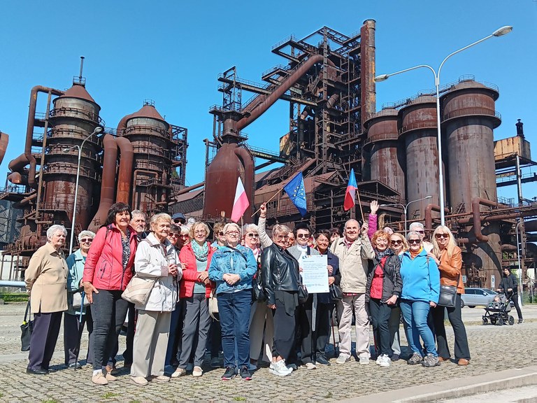 Projekt Aktivní senior odstartoval výletem do Dolní oblasti Vítkovice