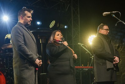 Rozsvícení stromu na Náměstí Ostrava-Jih, 1. prosince 2024.