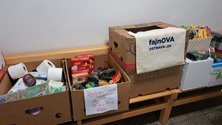 Sbírka pro potravinovou banku