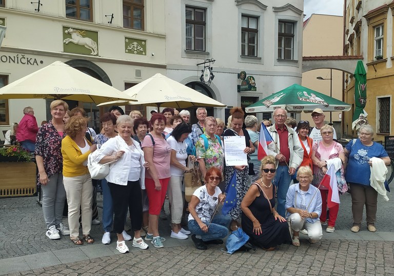 Senioři navštívili Opavu v rámci česko-polské spolupráce s městem Wodzisław Śląski