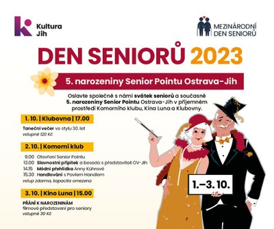 Slavíme Mezinárodní den seniorů a 5 let fungování Senior Pointu Ostrava-Jih