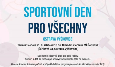 Sportovní den pro všechny ve Výškovicích zabaví obřím mikádem i netradiční hrou mölkky