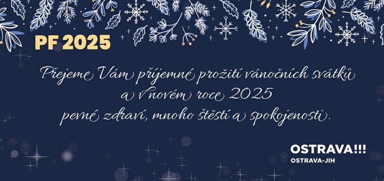 Šťastné a veselé vám přeje tým úřadu Ostrava-Jih