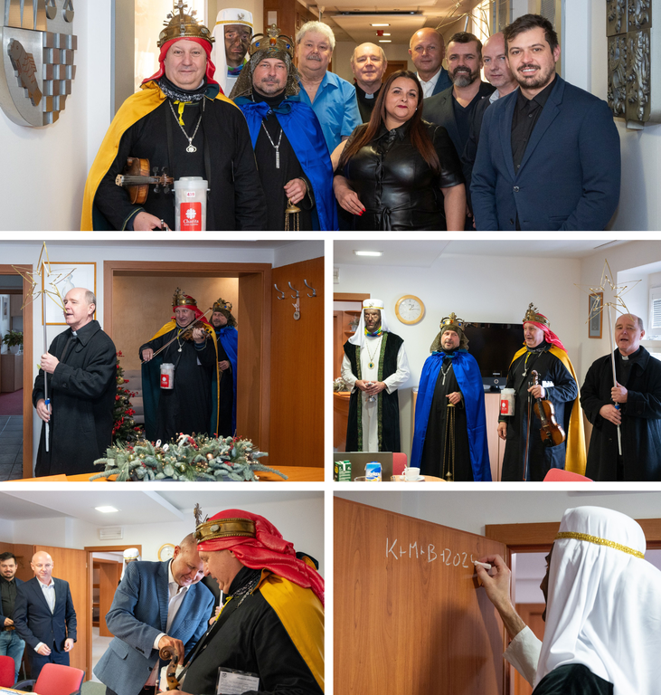 Tři králové na radnici Ostravy-Jihu aneb tradice, která pomáhá