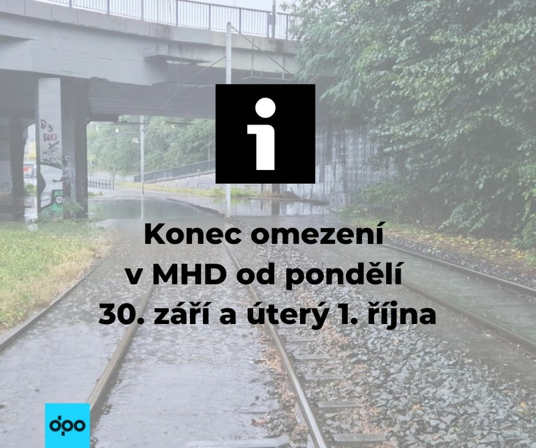 Ukončení omezení autobusových jízdních řádů v Ostravě a další aktuální informace k organizaci MHD