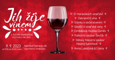 V sobotu 9. 9. bude žít Jih vínem!