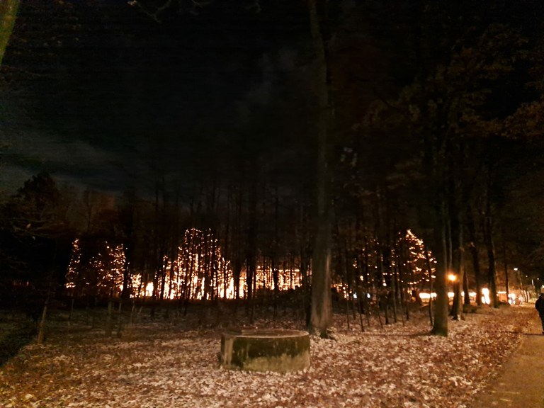 Vánoční městečko dnes (6. 1.)  z důvodu nepříznivého počasí zavřeno