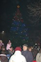 Vánoční strom na pěší zóně