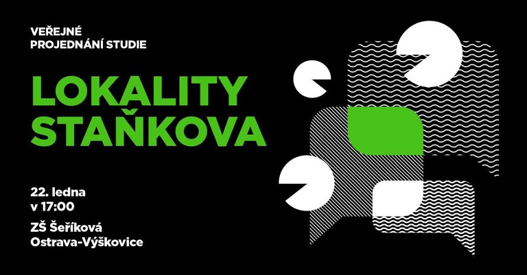 Veřejné projednání představí návrh proměny okolí ulice Staňkova ve Výškovicích