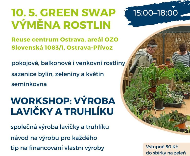 Výměna rostlin i výroba laviček a truhlíků