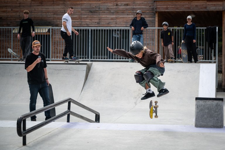 Výškovický skatepark ovládli skateboardisté, bikeři i bruslařky