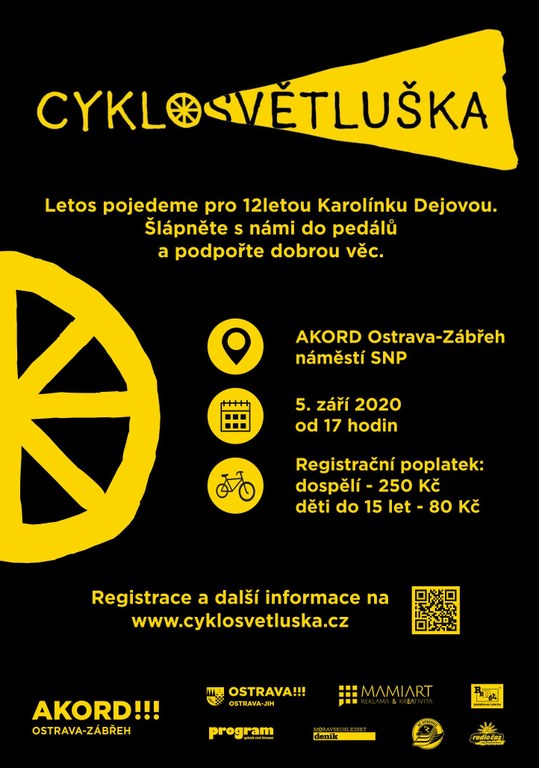 Cyklosvětluška 2020 aneb Netradiční jízda Bělským lesem 