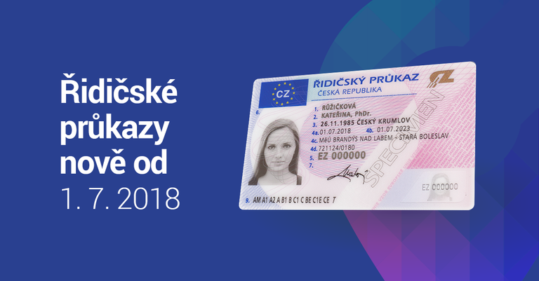 Řidičský průkaz vám od 1. července vystaví i v jiném městě a bez fotky