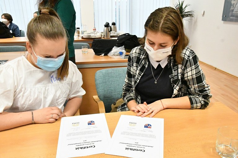 Žáci si vyzkoušeli role zastupitelů 