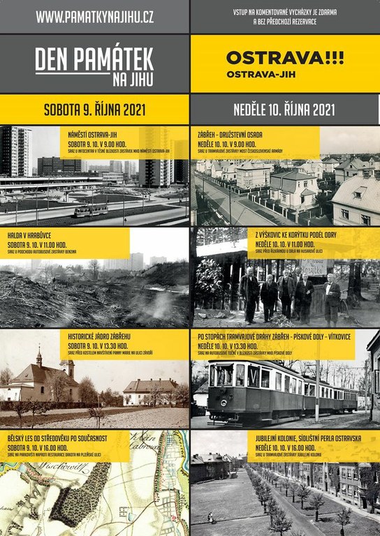 Mezinárodní den památek si Ostrava-Jihu připomene bezplatnými komentovanými vycházkami