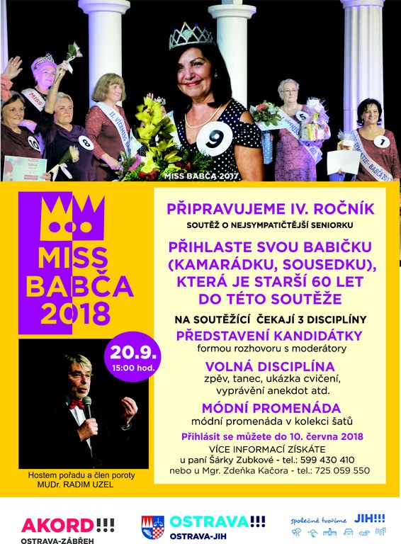 Nejsympatičtější seniorku 2018 bude jako jeden z porotců vybírat MUDr. Radim Uzel