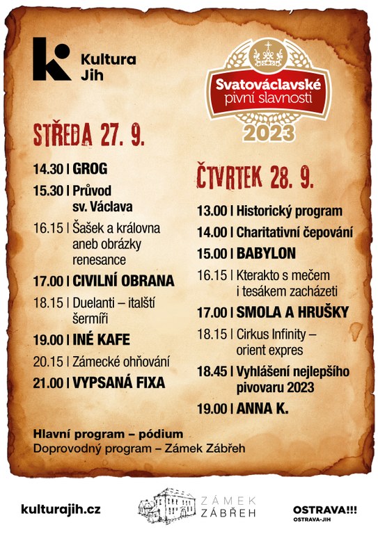 Svatováclavské pivní slavnosti odstartují tuto středu 